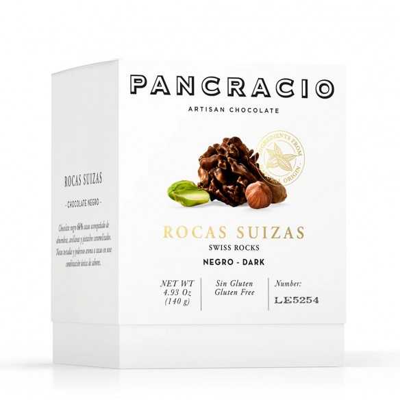 Pancracio - Box Swiss Rocks Dark Chocolate - 140 g - Chocolate - Pancracio