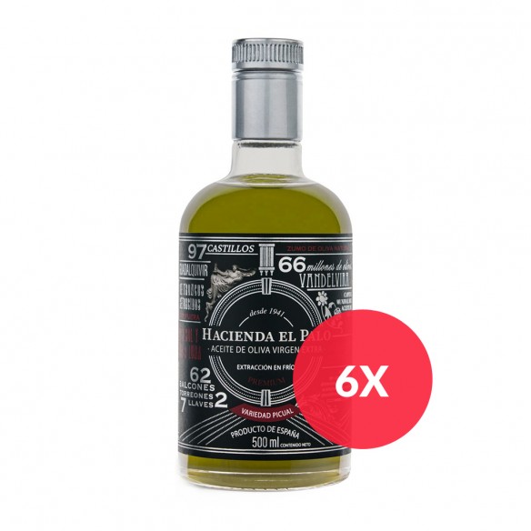 Naturbelassenes Olivenöl Hacienda El Palo Premium Picual ungefiltert 500 ml - Olivenöl - Hacienda El Palo