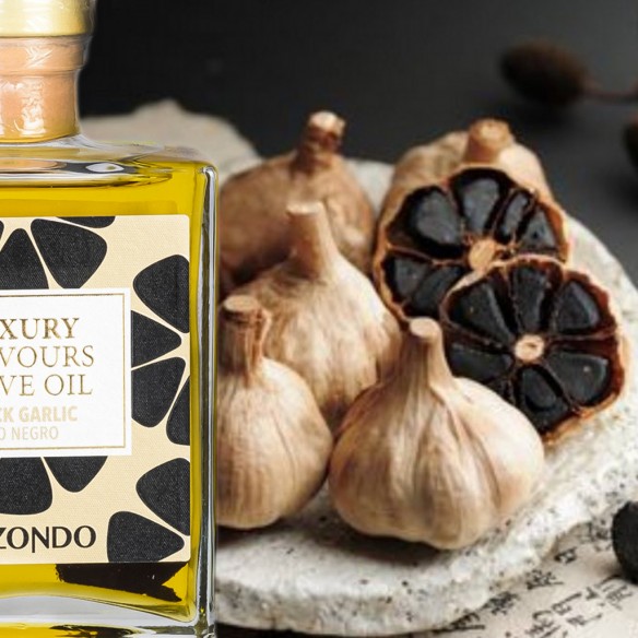 Elizondo Huile d'Olive à la ail Noire 200 ml - Assaisonnées - Elizondo