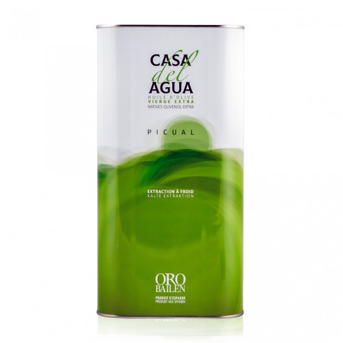 Olive Oil Casa del Agua - Picual 5  Liter Canister - 5 liter canister - Oro Bailen