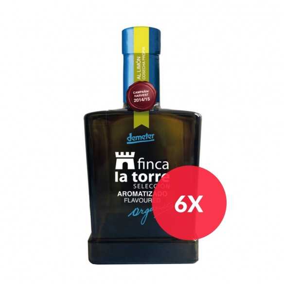 Zitronen Olivenöl Bio Finca la Torre Zitronenextrakt 250ml - Aromatisiertes Olivenöl - Finca la Torre