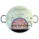 Finca la Barca - kit paella (assaisonnement, riz et huile d'olive) & poêle à paella traditionnelle - 370 gr - Épices - Finca...