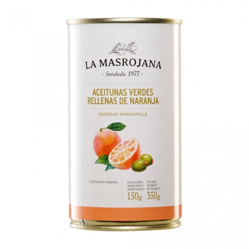 Aceitunas rellenas de naranja La Masrojana