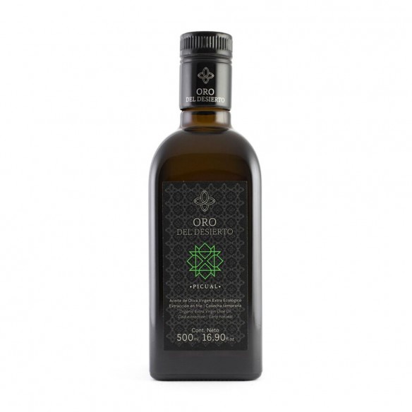 Olive Oil Oro del Desierto Picual 500 ml - Organic olive oil - Oro del Desierto