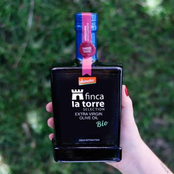 Aceite de Oliva Ecológico Finca la Torre Selección Arbequina - Aceite Bio - Finca la Torre