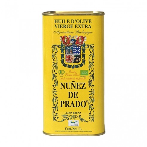 Aceite de Oliva Ecológico Nuñez de Prado Lata de 1 Litros - Latas - Nuñez de Prado