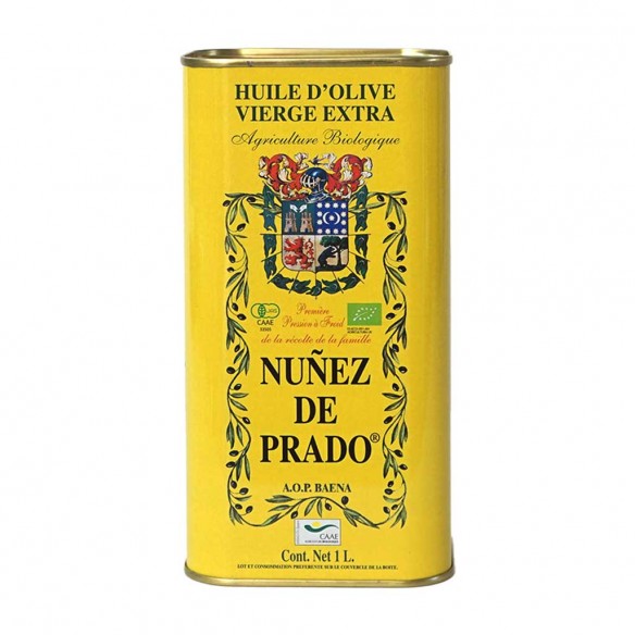 Aceite de Oliva Ecológico Nuñez de Prado Lata de 1 Litros - Latas - Nuñez de Prado