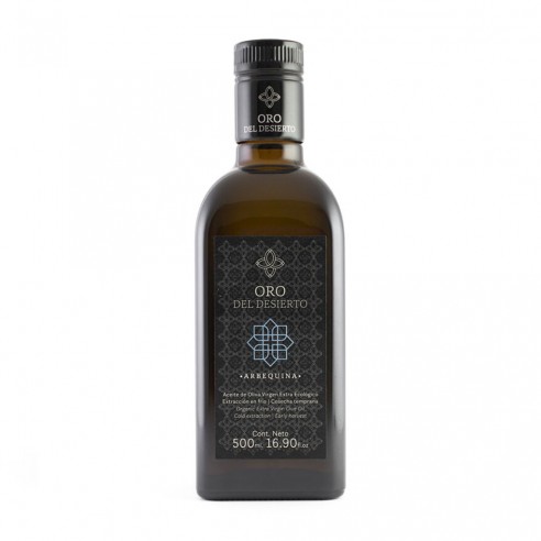 Olive Oil Oro del Desierto Arbequina 500 ml - Organic olive oil - Oro del Desierto