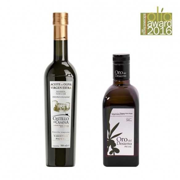 Feinschmecker Olio Award 2016 intensive fruity Olive Oil Winner Set - Award winner -