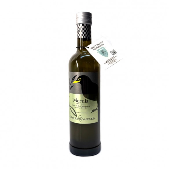 Olive oil Merula 500ml - Olive oil - Marqués de Valdueza