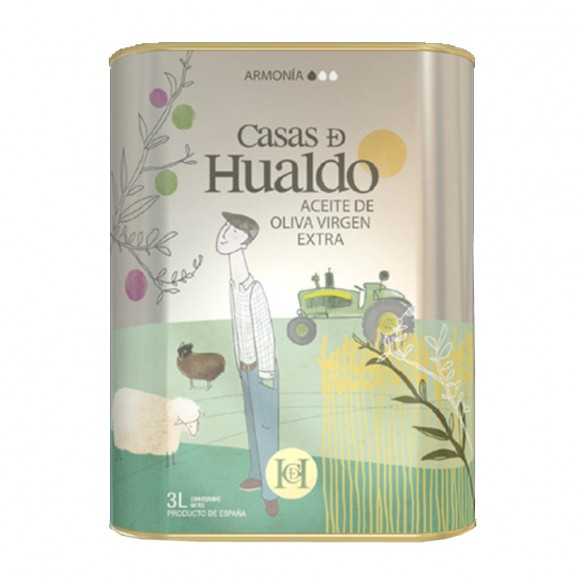 Aceite de Oliva Casas de Hualdo - Armonía, Amable 3L - Aceite de oliva virgen extra - Casas de Hualdo