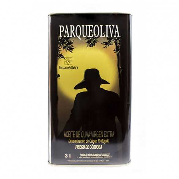 Olive Oil Parqueoliva DOP Priego de Córdoba 3 L - Olive oil - Almazaras de la Subbetica