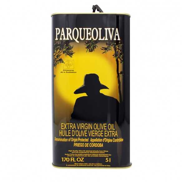 Huile d’Olive Parqueoliva DOP Priego de Córdoba 5 L - Huile d'olive extra vierge - Almazaras de la Subbetica