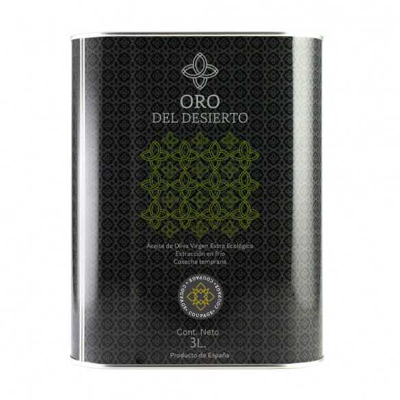Organiczna oliwa z oliwek Oro del Desierto Coupage 3-litrowy kanister - Organiczna oliwa z oliwek - Oro del Desierto