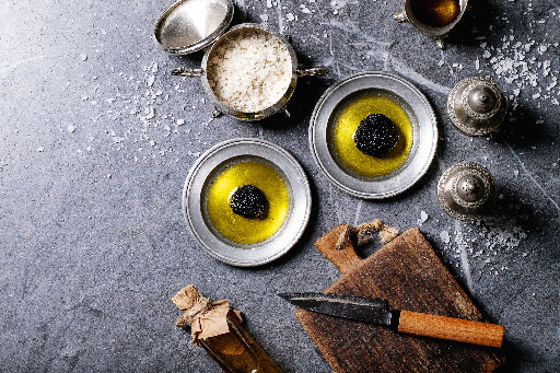 Trüffelöl auf der Basis von Olivenöl
